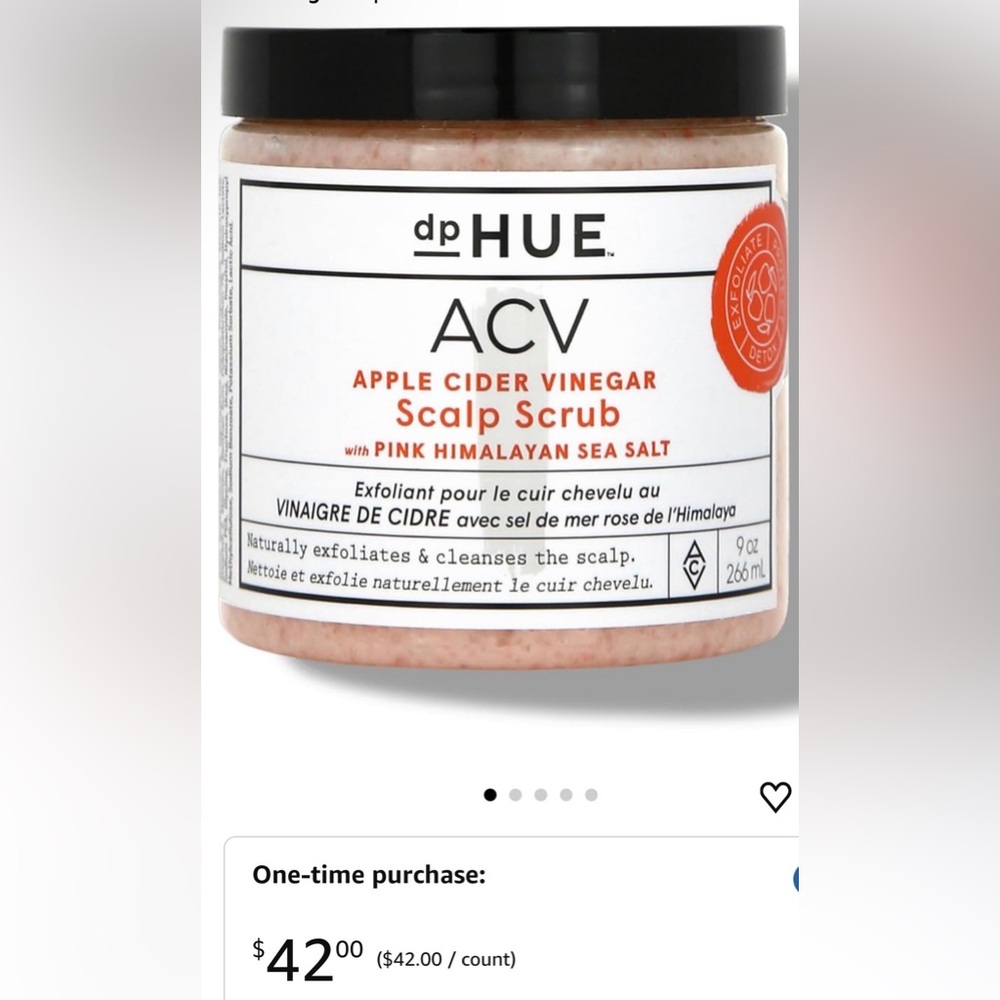 dpHUE Apple Cider Vinegar Scalp Scrub